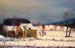 Paysage de neige à Goutrens (Aveyron)
huile sur toile 41 X 33 cm