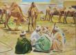 Marché aux chameaux (Le Caire E Egypte)
Huile sur toile 74 X 54 cm